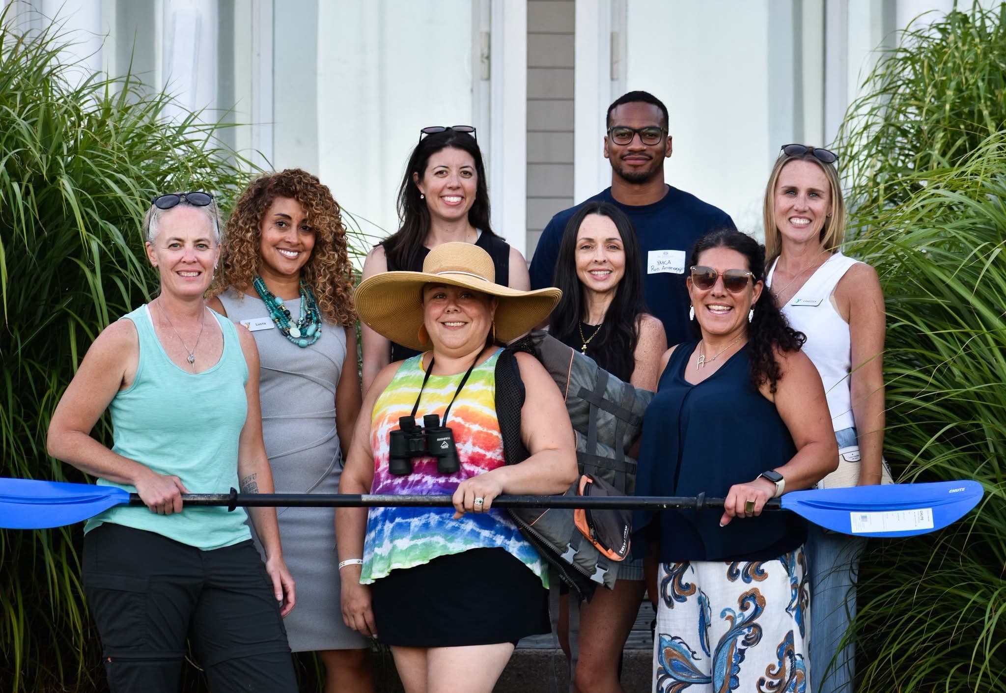 YMCA Southcoast staff members and board members at the YMCA Business After Hours, Mattapoisett 2026