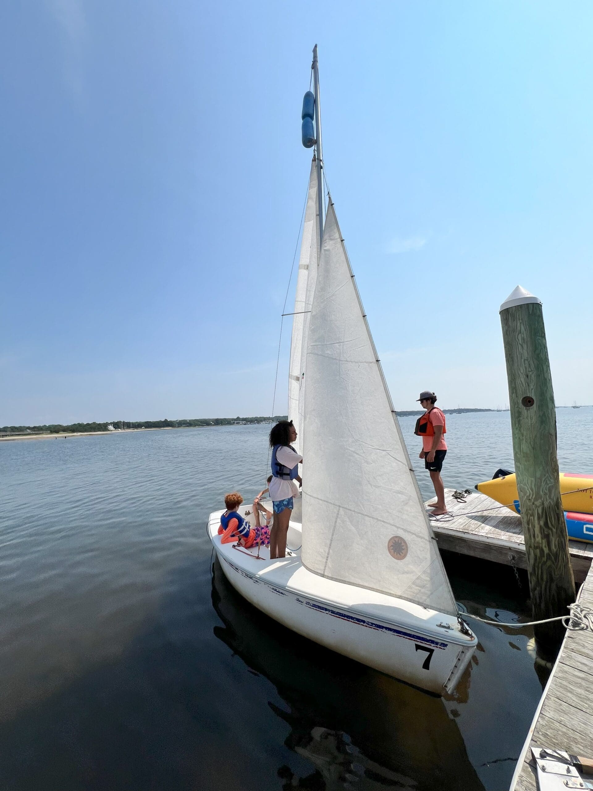 A YMCA sailboat adventure at summer camp