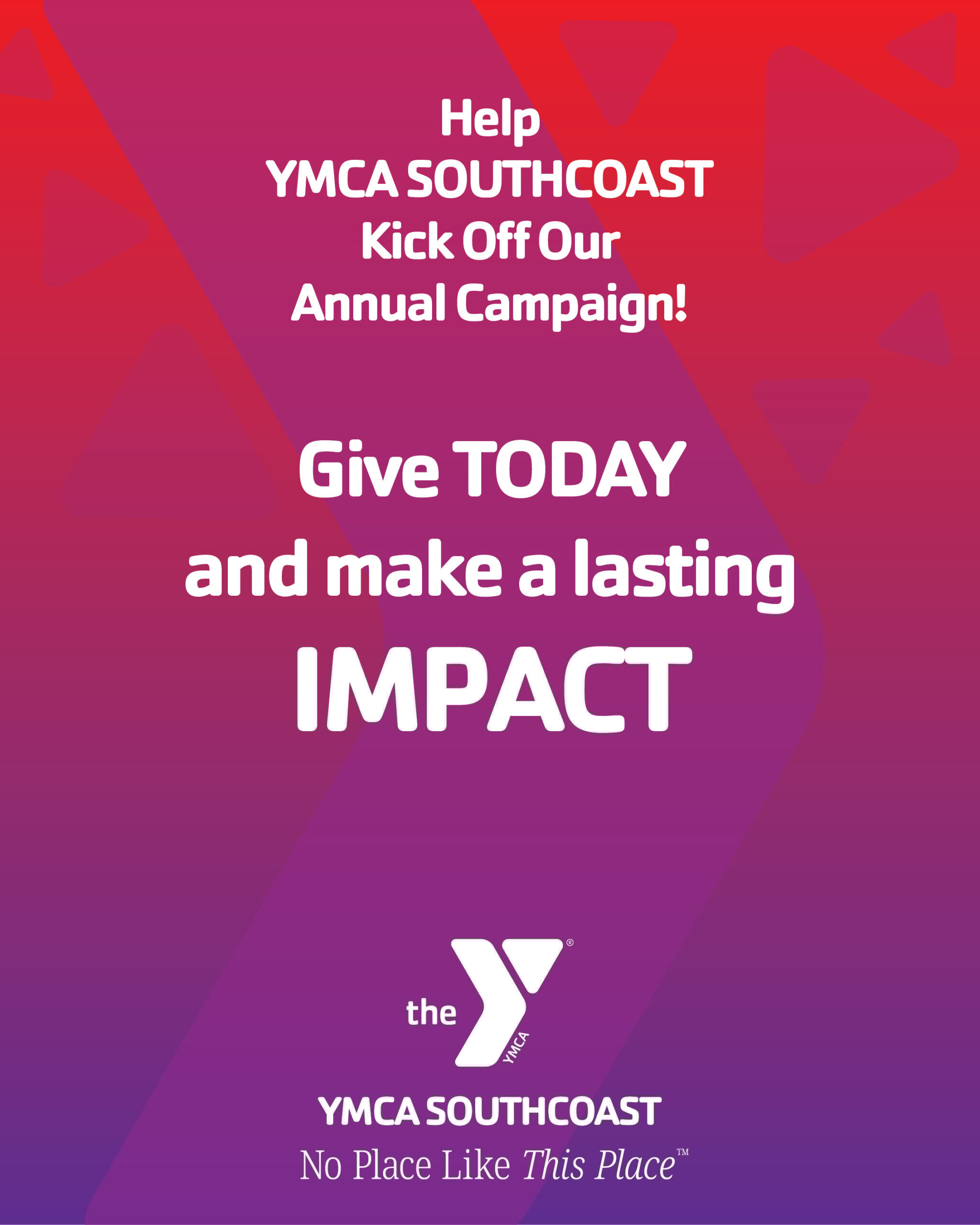 2026 YMCA Southcoast Annual Kick-Off flyer