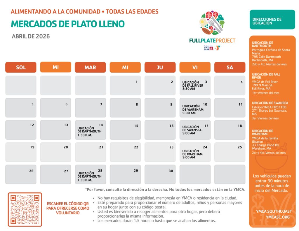 APRIL 26 Full Plate_Spanish_1-optimized April 2026 Full Plate Project market schedule—Spanish