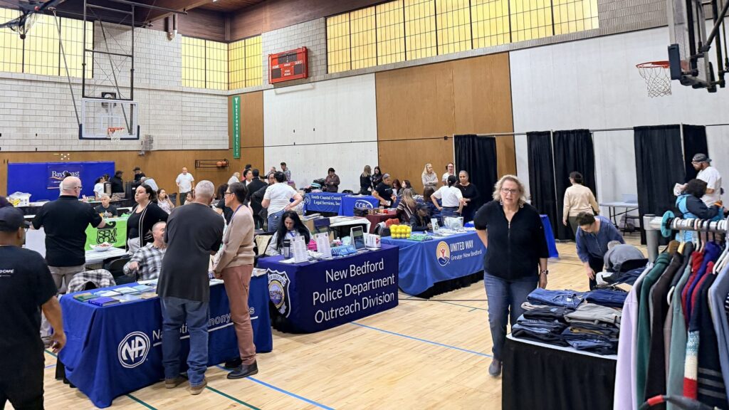 Unhoused neighbors receiving support at the New Bedford YMCA